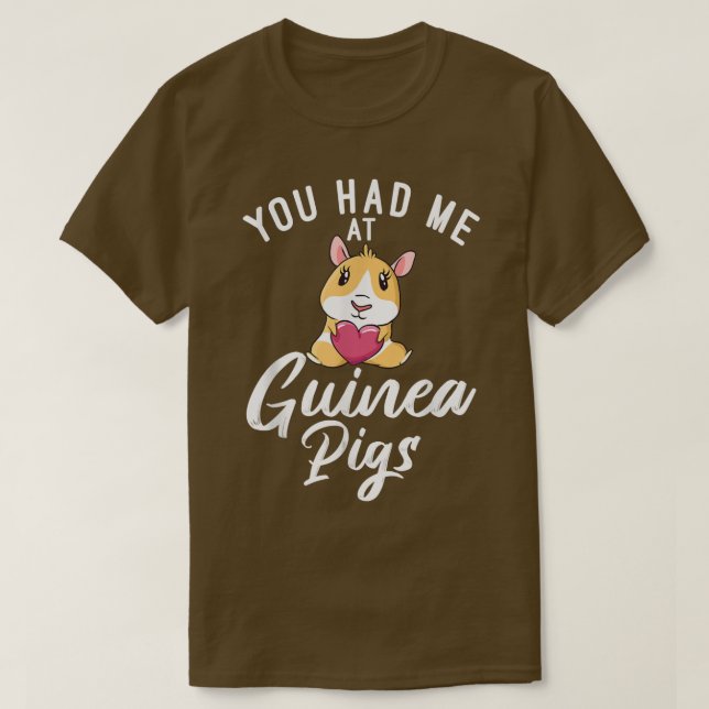 Du hade mig i Cute Guinea Grisar T Shirt (Design framsida)