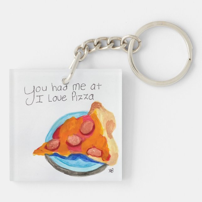 Du hade mig i Kärlek Pizza (Baksidan)