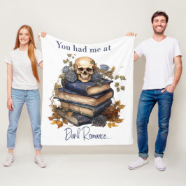 Du hade mig i Mörk Romantik Fleecefilt