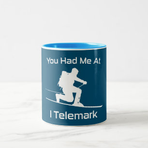 Du hade mig i Telemark Ski Två-Tonad Mugg
