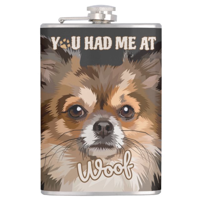 Du hade mig i Woof | Pommern-Hundälskarna Fickplunta (Framsidan)