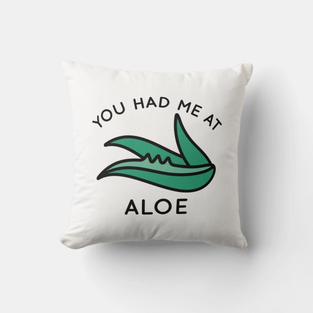 Du hade mig på Aloe Kudde (Framsida)