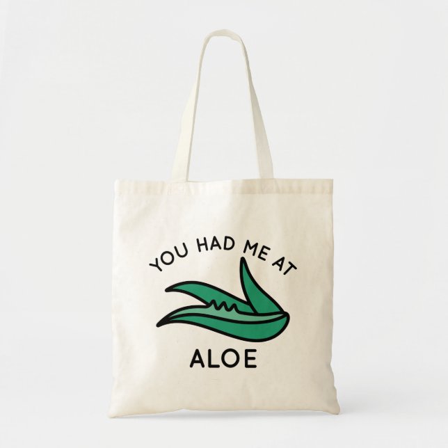 Du hade mig på Aloe Tygkasse (Framsidan)