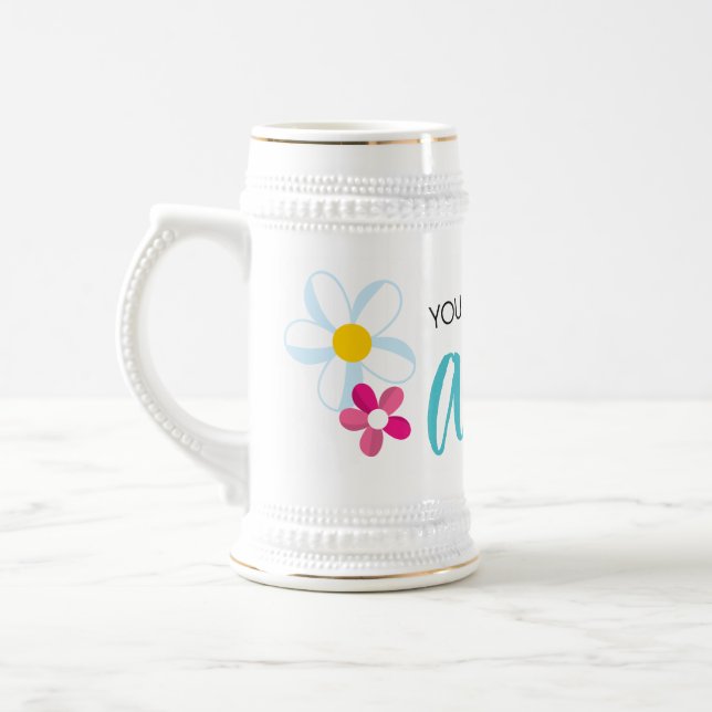 Du hade mig på Aloha med Cute Flowers Sejdel (Vänster)