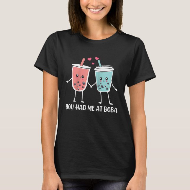 Du hade mig på BOBA Raglan T Shirt (Framsida)