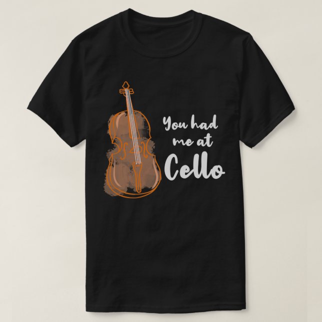 Du hade mig på Cello Pullover T Shirt (Design framsida)