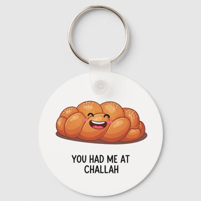 Du hade mig på Challah Bread Hanukkah Jewish Nyckelring (Framsida)