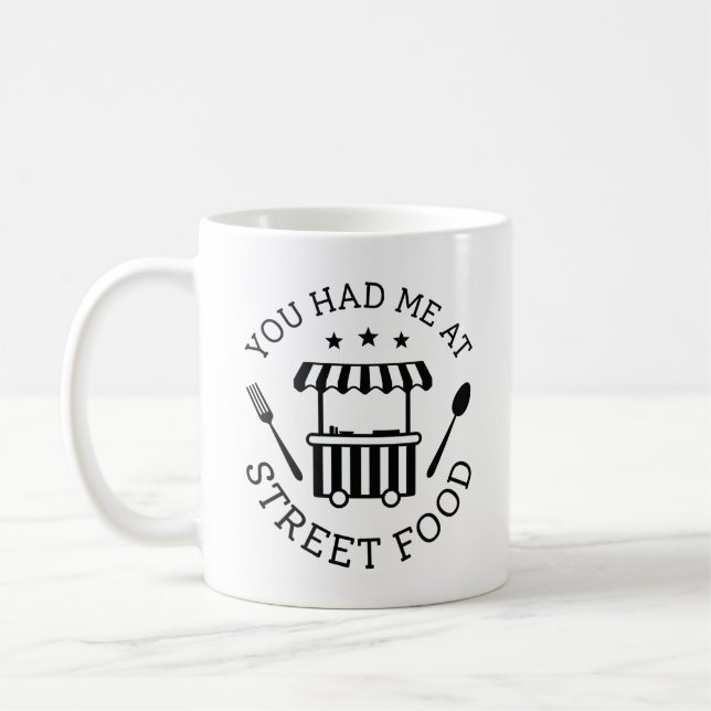Du hade mig på gatumaten kaffemugg (Vänster)