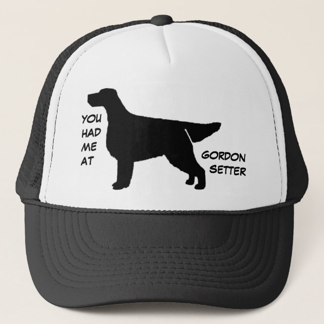 DU HADE MIG PÅ GORDON SETTER Cap Keps (Framsida)