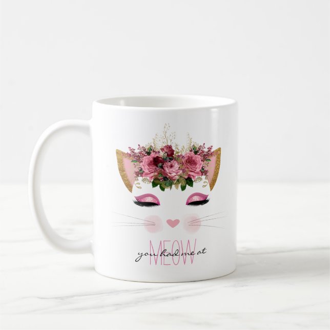 Du hade mig på köttkatt kaffemugg (Vänster)