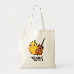 Du hade mig på Lemon-cello Funny Drink Pun Tygkasse
