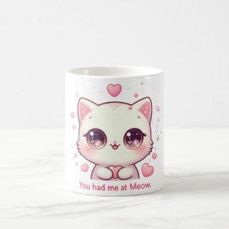 Du hade mig på Meow Mugg Cute Kawaii Cat Coffee Ko