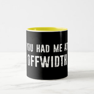 Du hade mig på offwidth Sten klättring Två-Tonad Mugg