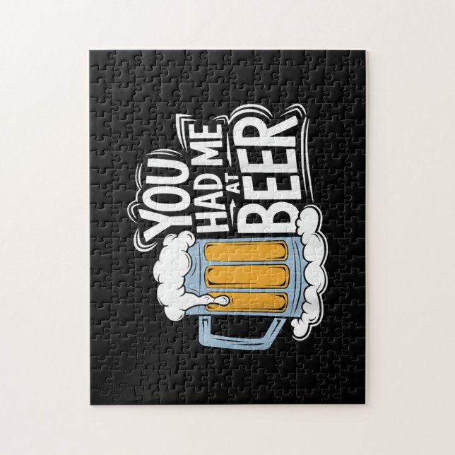 Du hade mig på öl pussel (Vertikal)