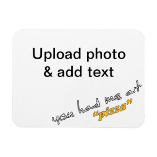 Du hade mig på "pizza" - DIY Fridge Magnet