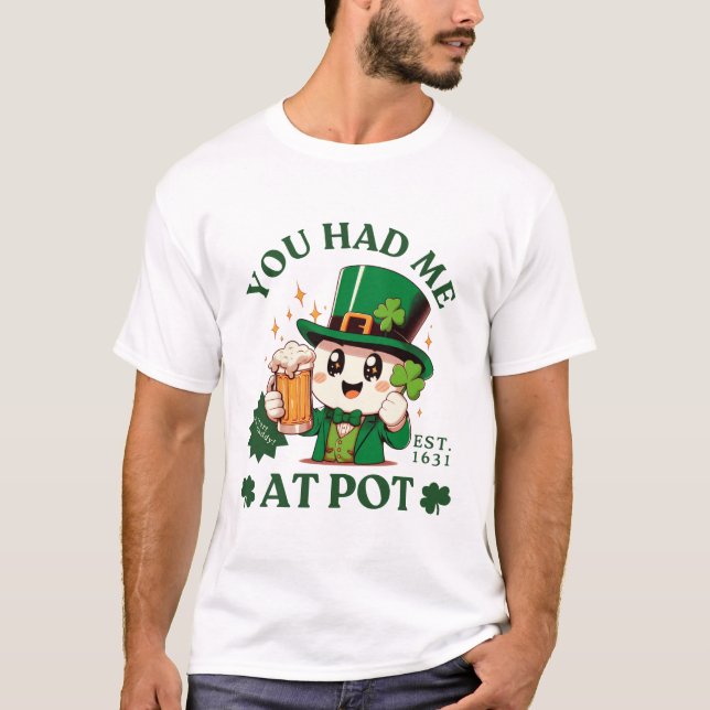 Du hade mig på potten t shirt (Framsida)