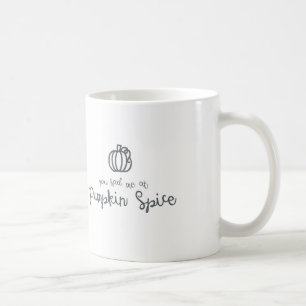 Du hade mig på pumpakryddamuggen kaffemugg