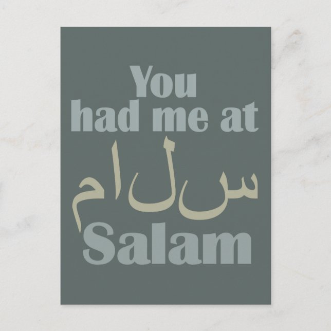Du hade mig på Salam-vykort Vykort (Framsida)