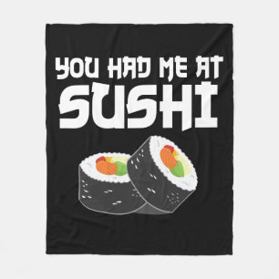 Du hade mig på Sushi - Lusnymat Fleecefilt