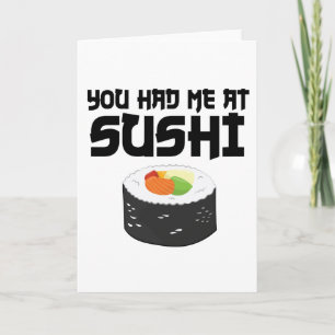 Du hade mig på Sushi - Lusnymat Kort