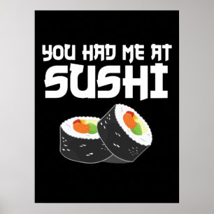 Du hade mig på Sushi - Lusnymat Poster