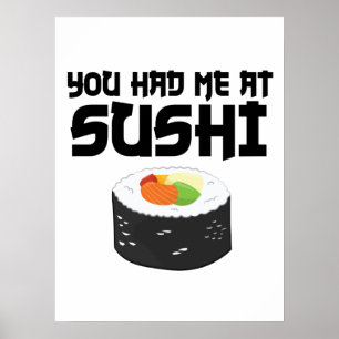 Du hade mig på Sushi - Lusnymat Poster