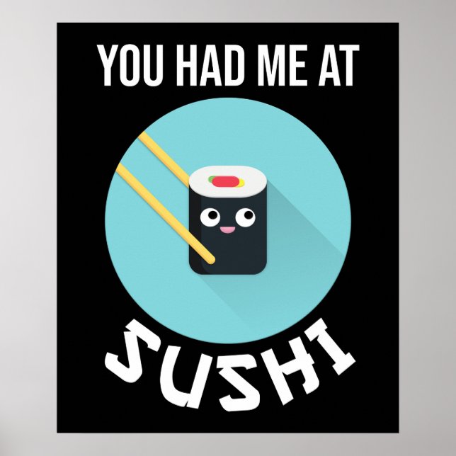 Du hade mig på Sushi Poster (Framsidan)