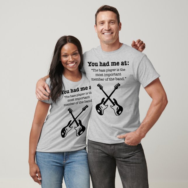 Du hade mig på: t shirt (Unisex)