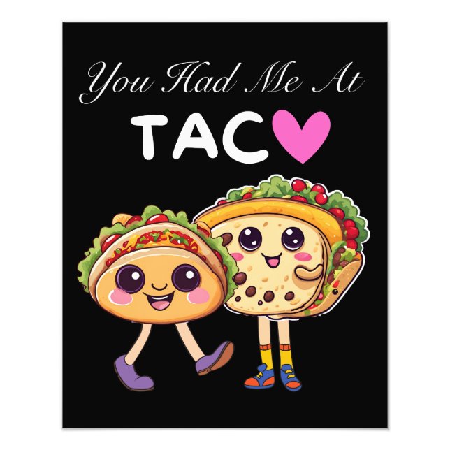 Du hade mig på Taco Fototryck (Framsidan)