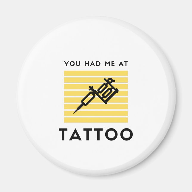 Du hade mig på tatuering magnet (Framsidan)