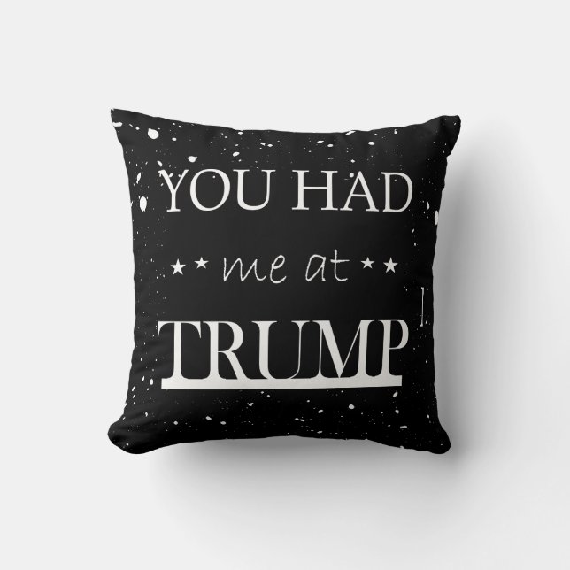 Du hade mig på Trump Kudde (Framsida)