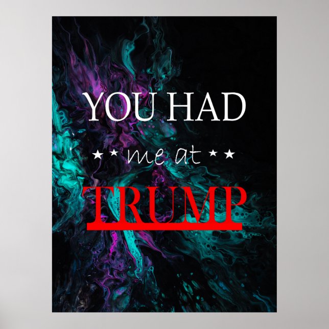 Du hade mig på Trump Poster (Framsidan)