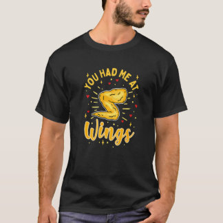 Du hade mig på Vingar Chicken Vingar T Shirt