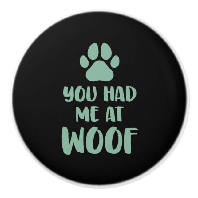 Du hade mig på Woof Woof Knopp (Framsidan)