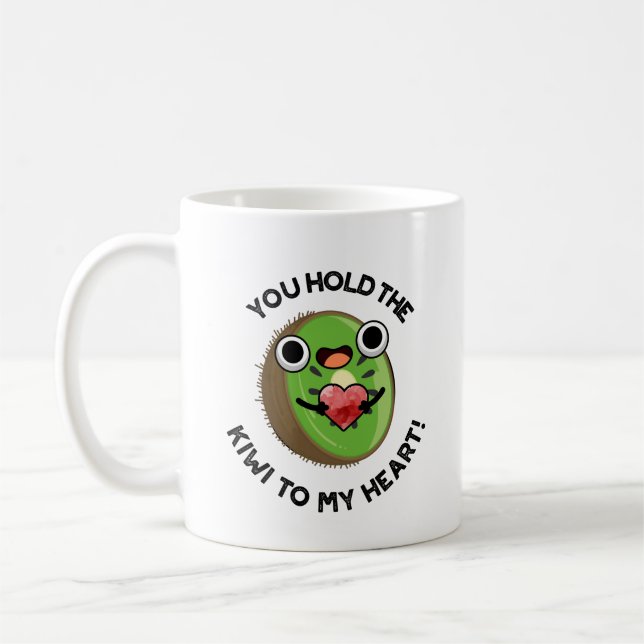 Du håller kiwi till min hjärtliga fruktpun kaffemugg (Vänster)