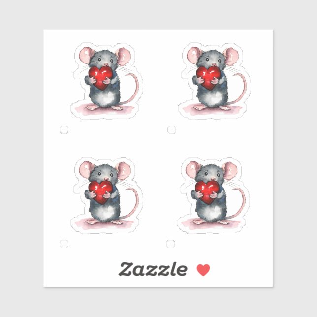 Du håller mitt hjärta klistermärken (Ark)