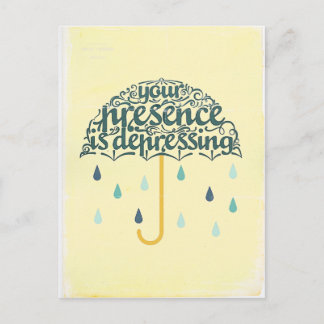 Du håller på att förfalla vykort