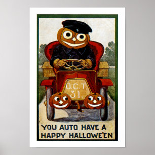 Du har automatiskt en Happy halloween Poster