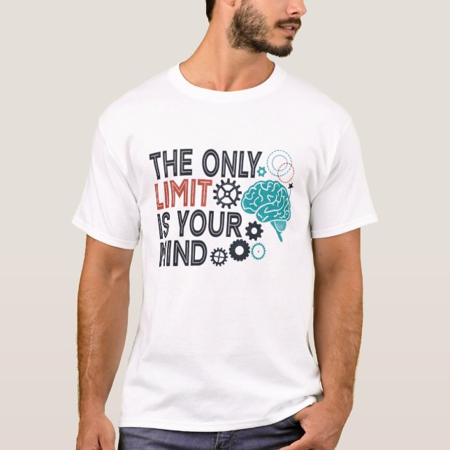 Du har bara en gräns. t shirt (Framsida)