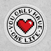 Du har bara ett liv-pixel Heart-videospel