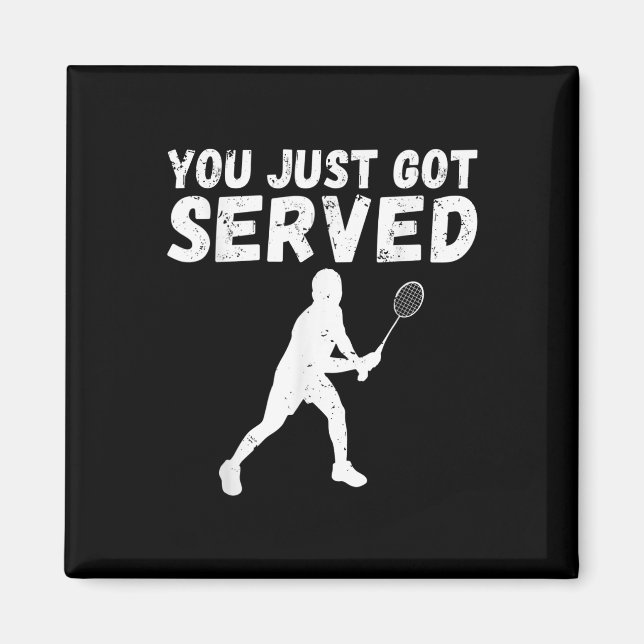 Du har bara serverat Badminton i Har Magnet (Framsidan)