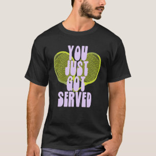 Du har bara serverat Kärlek Set Match Ess Tennis T Shirt