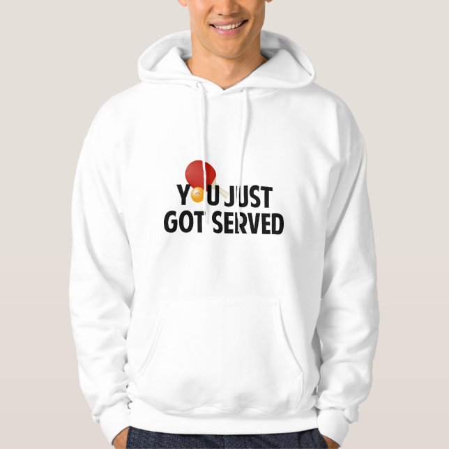 Du har bara tjänat Har Hoodie (Framsida)