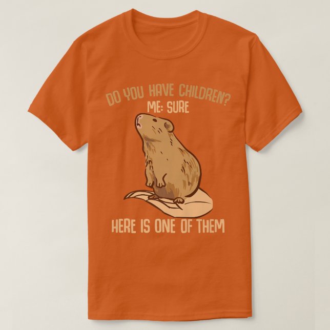 Du har barn Säkert att Funny Guinea Gris Morsa säg T Shirt (Design framsida)