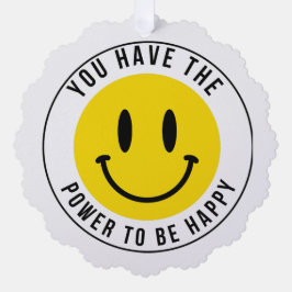 DU HAR BEFOGENHET ATT VARA LYCKLIG-KORT