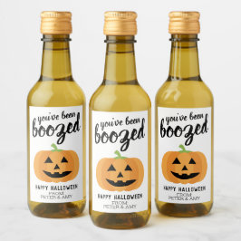 Du har blivit bogen - Pumpkin Halloween fest Vinetikett