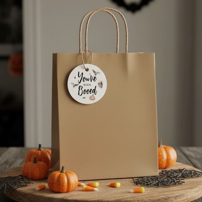Du har blivit bostad på Halloween Game Gåvor Etiketter (Skapare uppladdad)