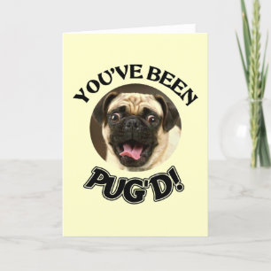 DU HAR BLIVIT BRA! - FUNNY PUG HUND KORT