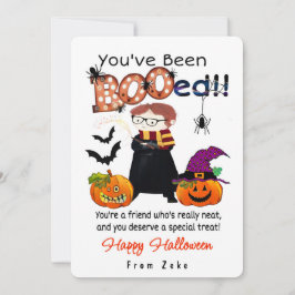 Du har blivit “BUAt”-Personligt Halloween-kort Inbjudningar