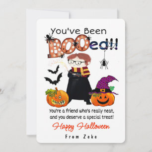 Du har blivit “BUAt”-Personligt Halloween-kort Inbjudningar